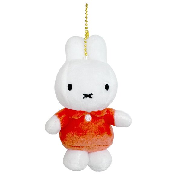 Miffy Orange Plush Mascot Keychain - Picture 1 of 2